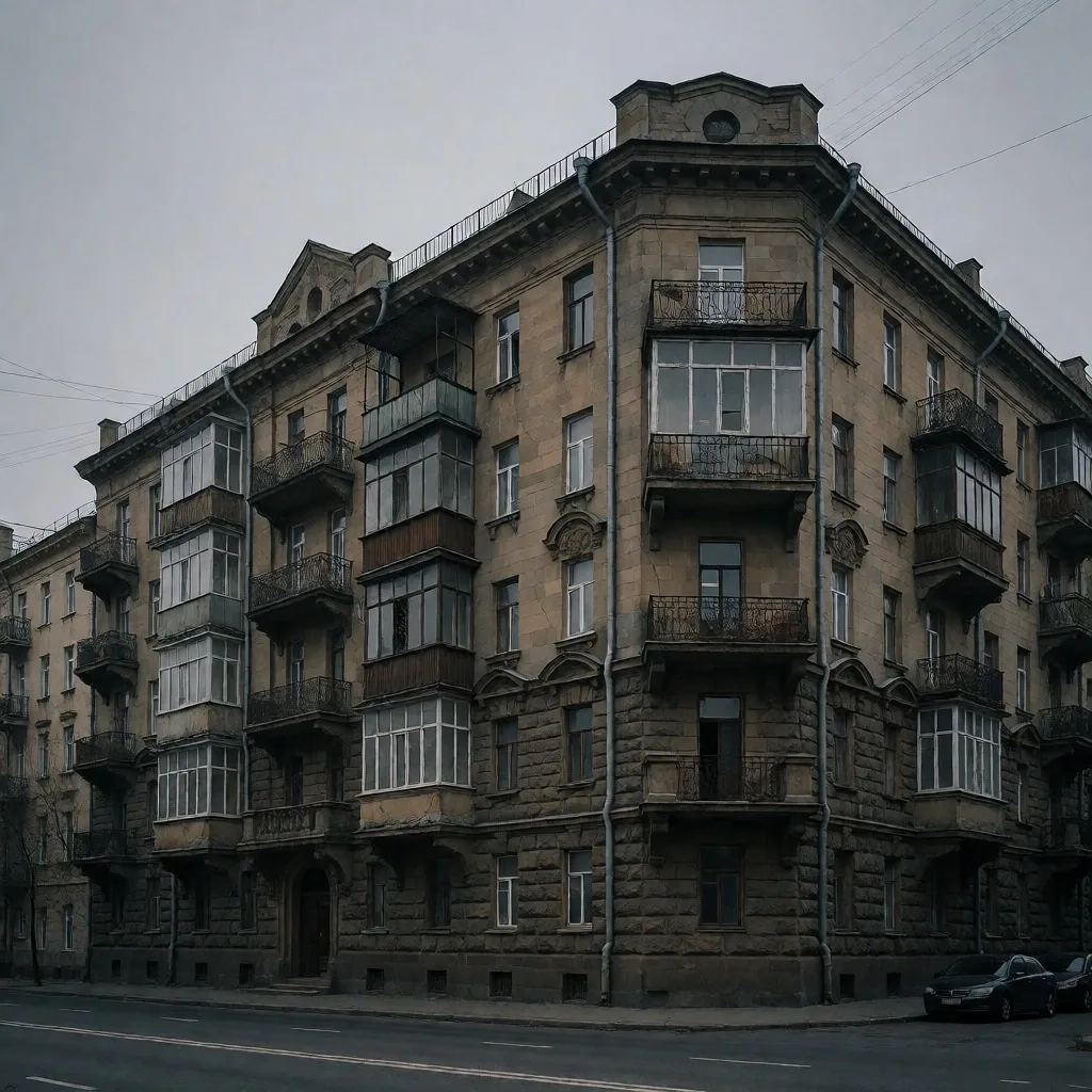 Daños en edificios de Kiev