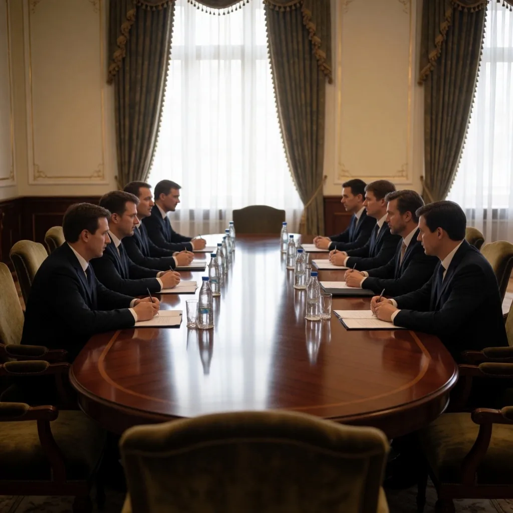 Sala de reuniones diplomáticas