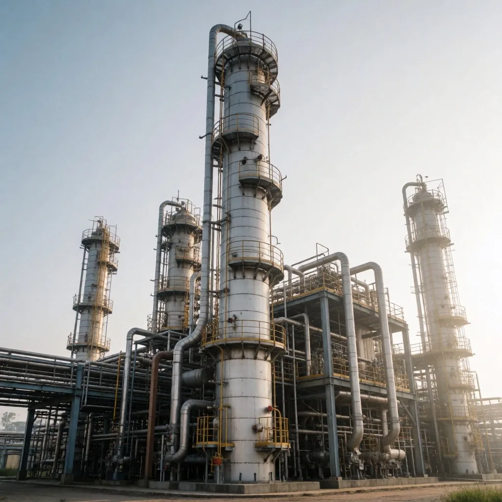 Planta industrial química en África oriental
